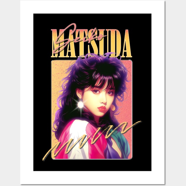 Seiko Matsuda --- Retro 80s Fan Art Design Wall Art by DankFutura